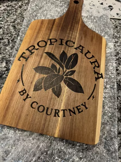 plant/Custom Cutting Board (Wood Burning)-5-thumbnail
