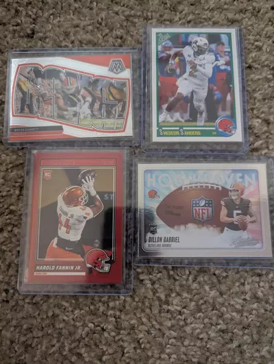 plant/Browns teams pack - 5 cards - random rookies and inserts-0-thumbnail