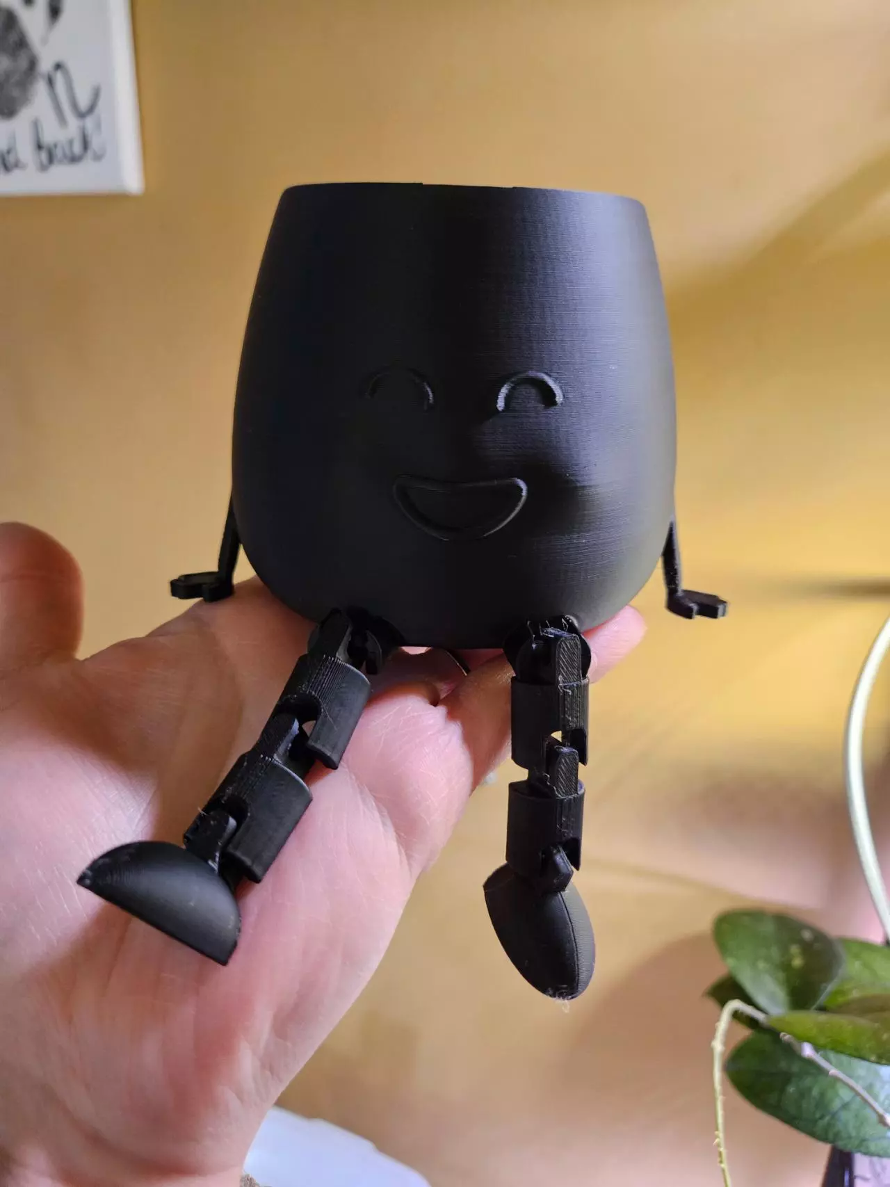 plant/3" cache pot buddy 3D print color black-3