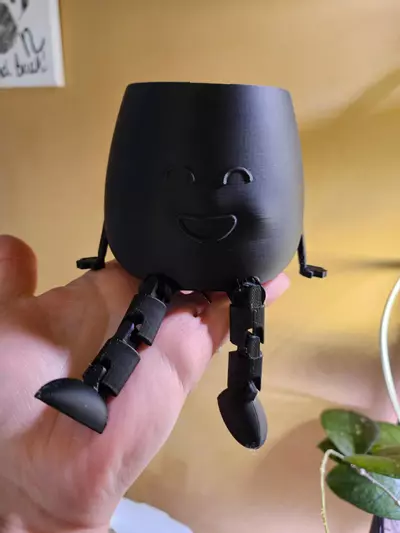 plant/3" cache pot buddy 3D print color black-3-thumbnail