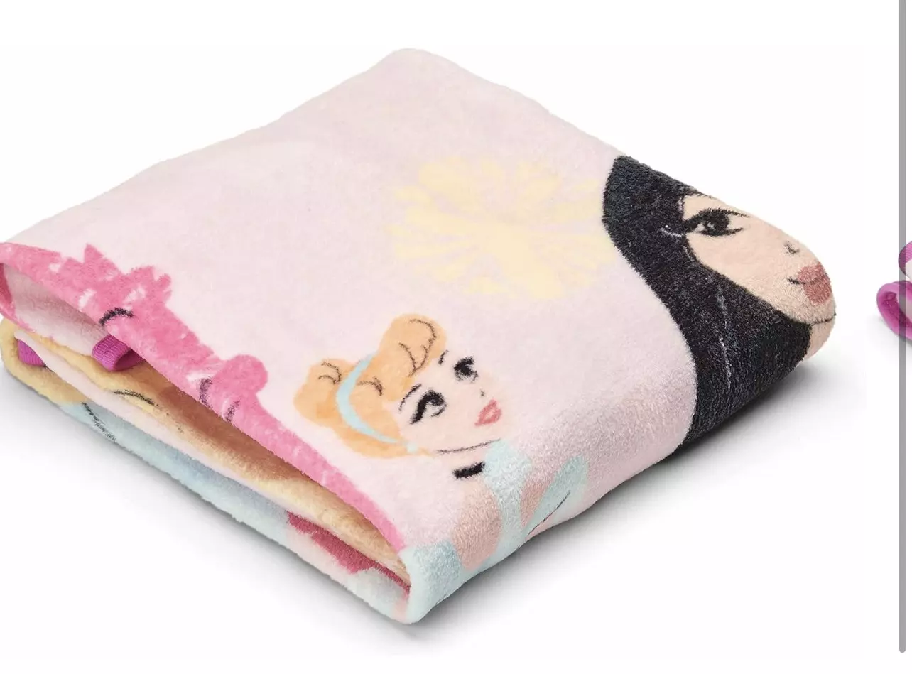 plant/NORTHWEST Disney Princess Micro Raschel Throw Blanket, 46" x 60", Be True-1