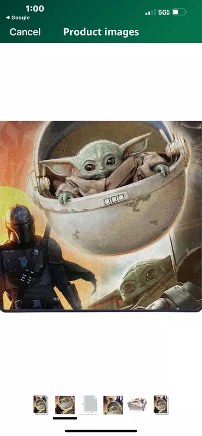 plant/Northwest Star Wars - The Mandalorian Silk Touch Sherpa Throw Blanket, 60" x 80"-1-thumbnail