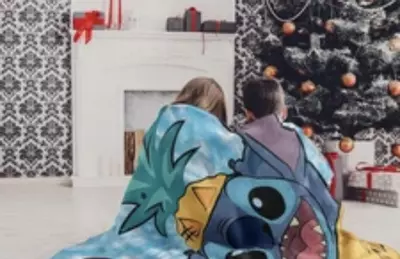 plant/Northwest Lilo and Stitch Micro Raschel Throw 46" x 60", Pineapple Surprise-4-thumbnail