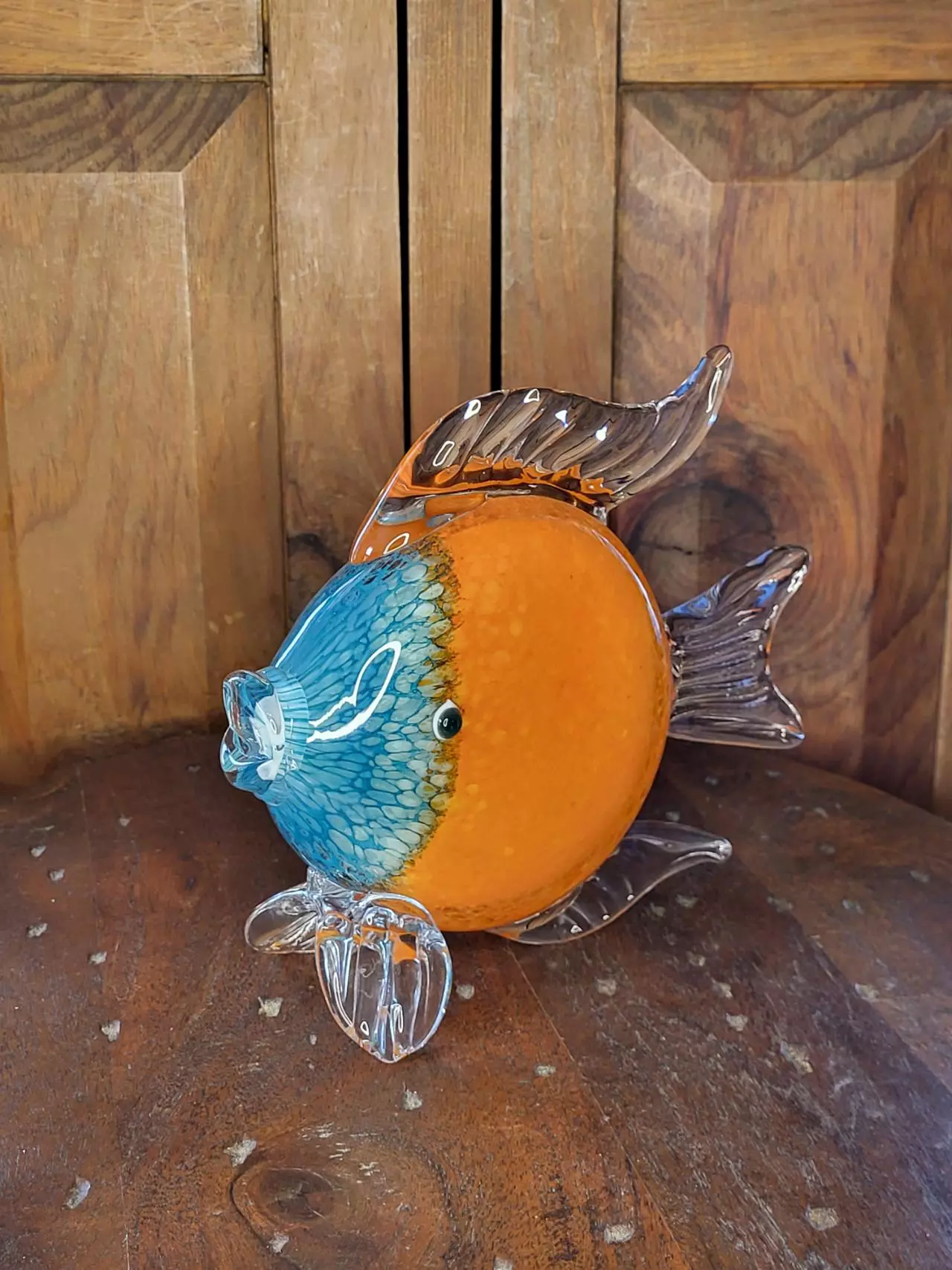 plant/Glass Fish Sculpture-1