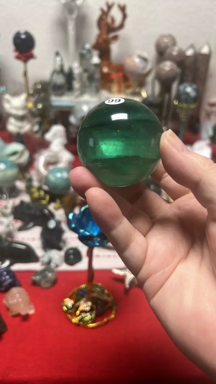 plant/$48| Fluorite Sphere 49mm-0