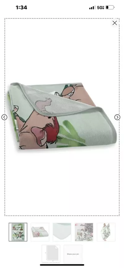 plant/Northwest Jungle Book Micro Raschel Throw Blanket, 46" x 60", Wild in You-1-thumbnail