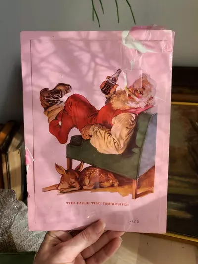 plant/Santa Coca Cola Ad from 1958-0-thumbnail