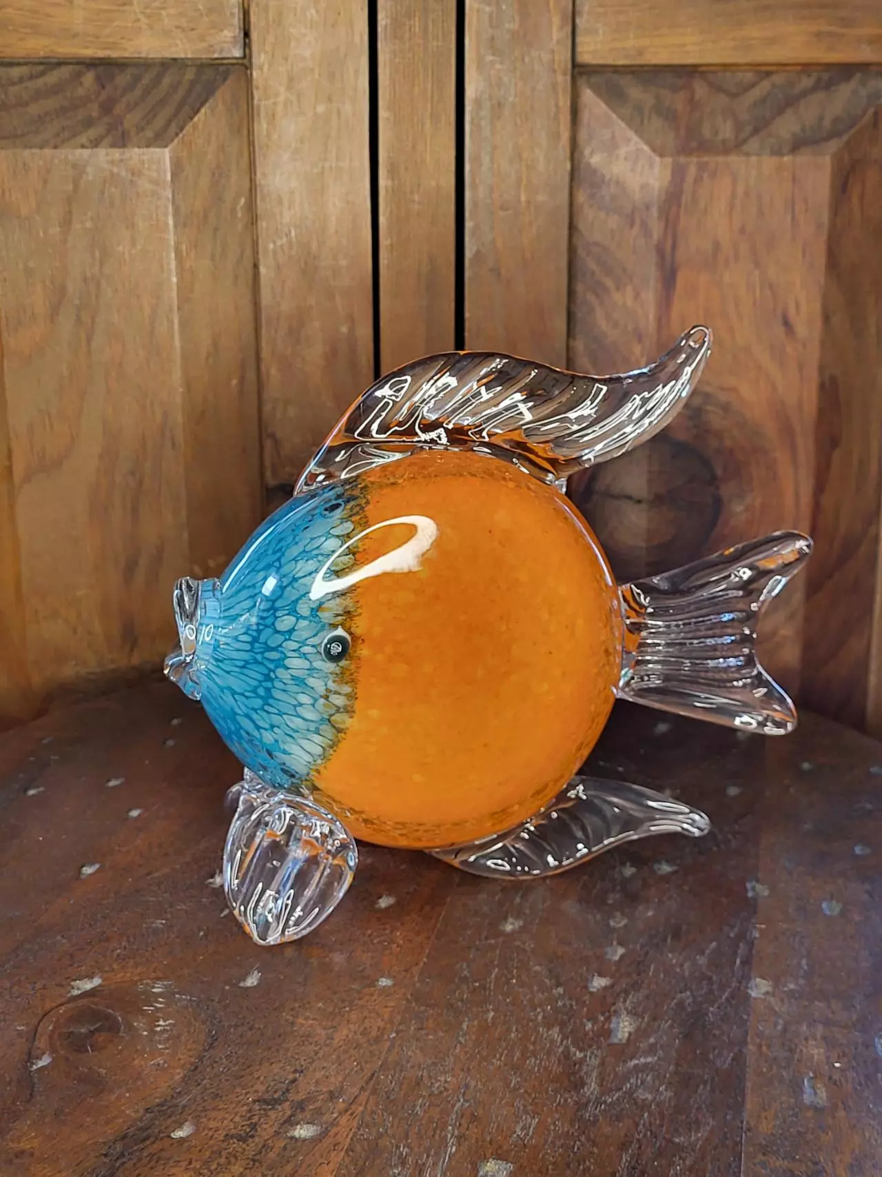 plant/Glass Fish Sculpture-0