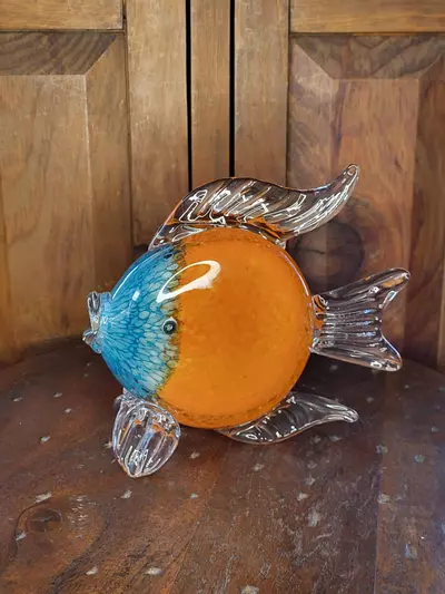 plant/Glass Fish Sculpture-0-thumbnail