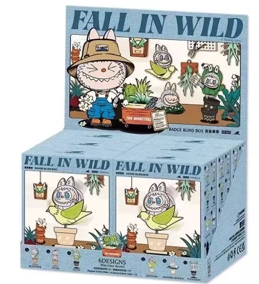 plant/LABUBU Fall in Wild Series of Badge blind box-0