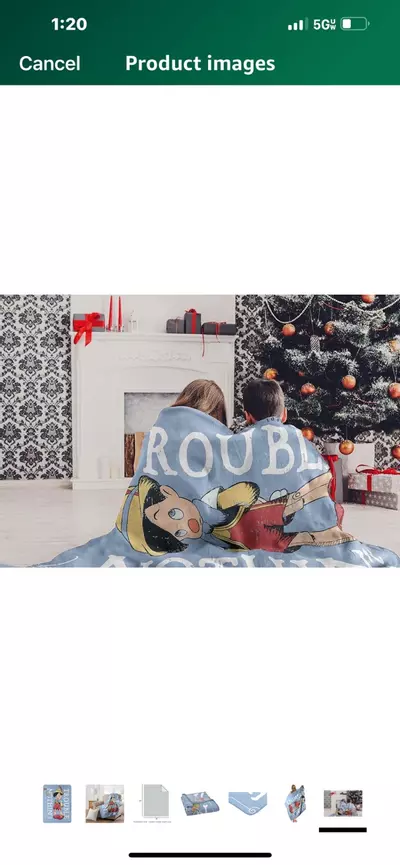 plant/Northwest Disney's Pinocchio Micro Raschel Throw Blanket, 46" x 60", Trouble-5-thumbnail