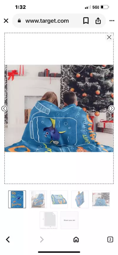 plant/Northwest Finding Nemo Micro Raschel Throw Blanket, 46" x 60", with The Flow Mul-4-thumbnail