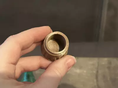 plant/3D Printed Christmas Tree with Hearts Small Container Green an Brown-2-thumbnail