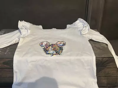 plant/Christmas Alice In Wonderland Christmas Onesie Size 9-18 Months-2-thumbnail