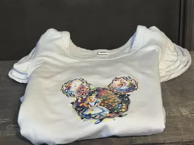 plant/Christmas Alice In Wonderland Christmas Onesie Size 9-18 Months-3-thumbnail