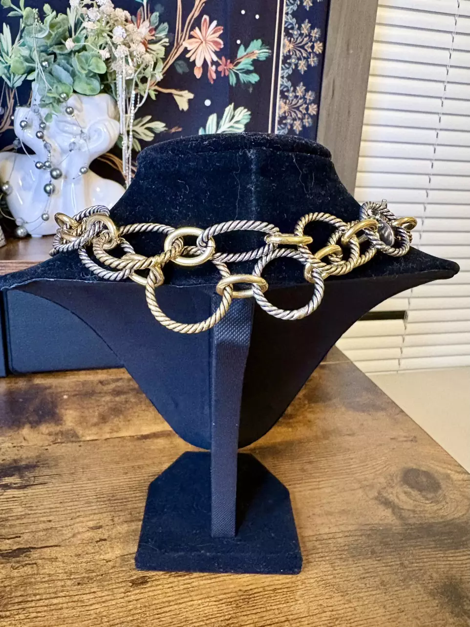 plant/Kiam Family Two-Tone Chain Link Necklace-2