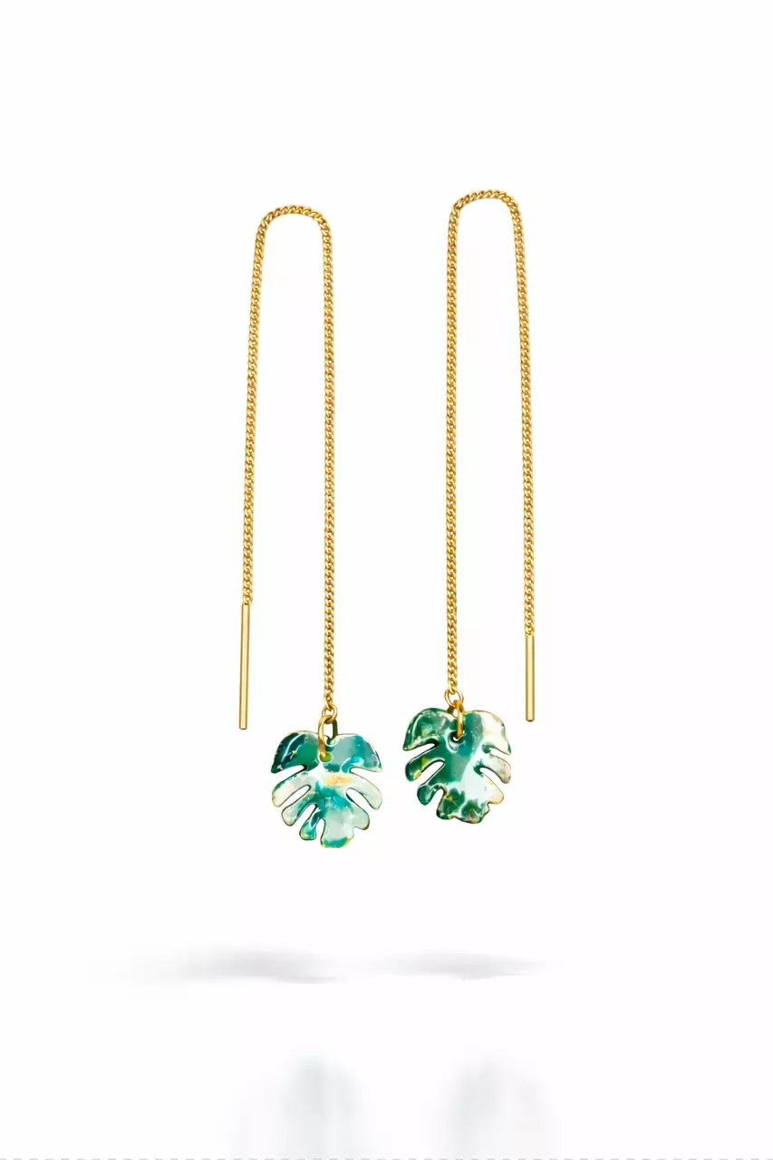 plant/Jade Monstera gold threaders-0