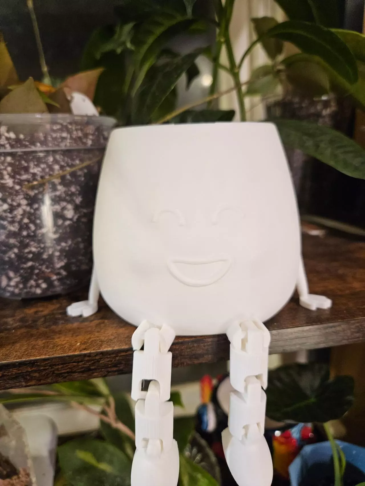 plant/3" cache pot buddy 3D print color white-1