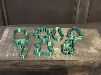 plant/3D Printed Green Christmas Cookie Cutters-1-thumbnail