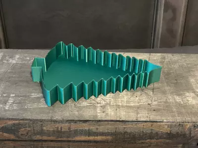 plant/3D Printed Green Christmas Tree Container Dish-0-thumbnail