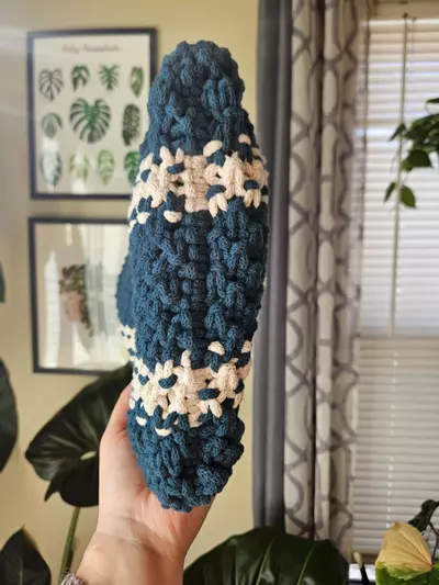 plant/Macrame handbag/ purse-2-thumbnail