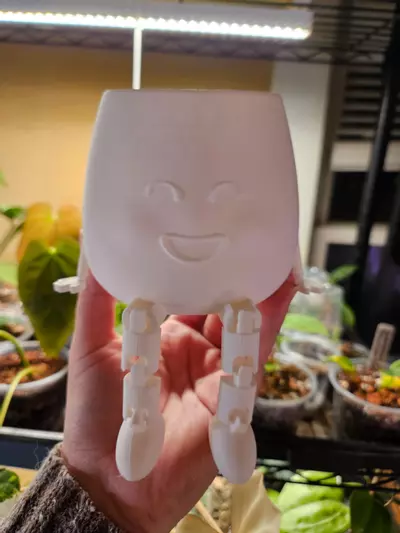 plant/3" cache pot buddy 3D print color white-0-thumbnail