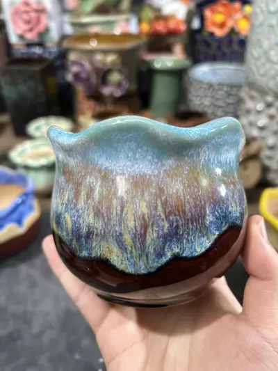 plant/#311 Flow glaze  pot-1-thumbnail