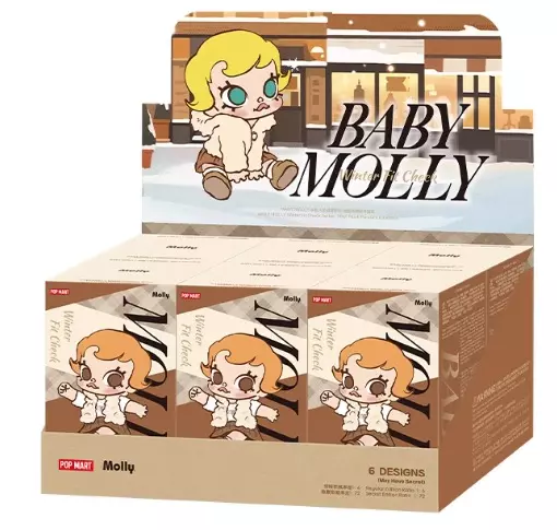 plant/POPMART Baby Molly Winter Fit Check Series Plush Keychain Blind Box-0
