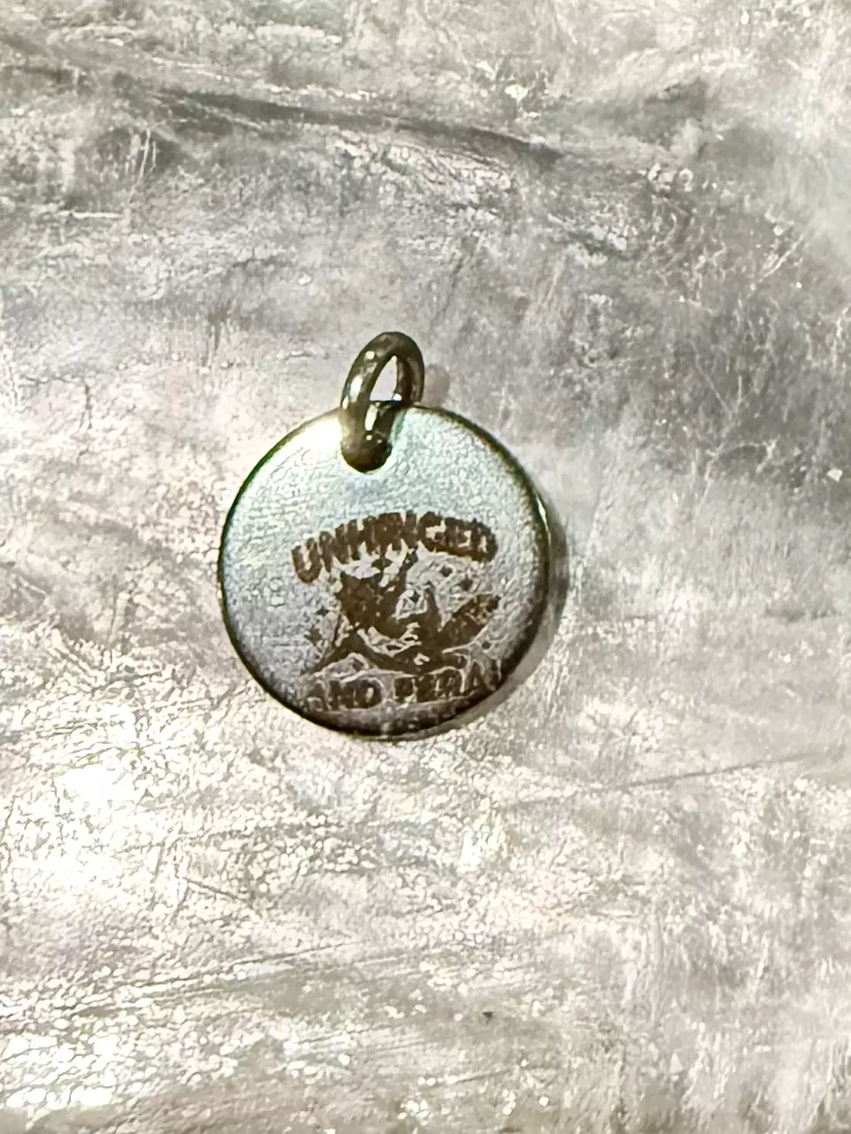 plant/Unhinged and feral raccoon double sided bracelet charm-0