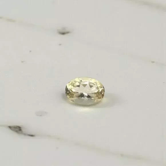 plant/5.24 Carat Oval Yellow Labradorite Gemstone - Live Show Listing-0