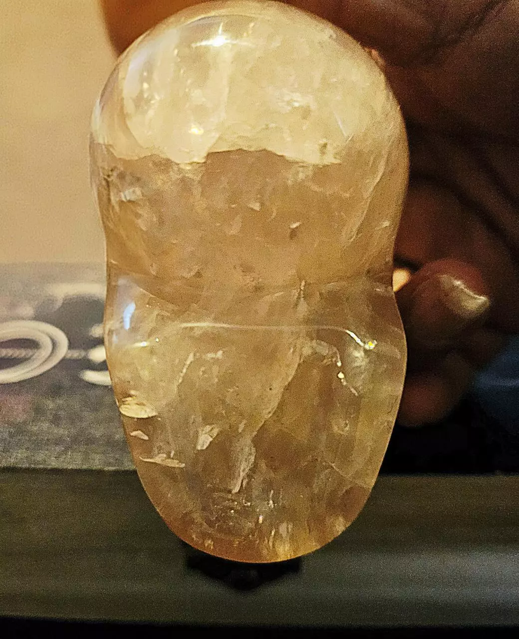 plant/Rose Quartz Skull-2