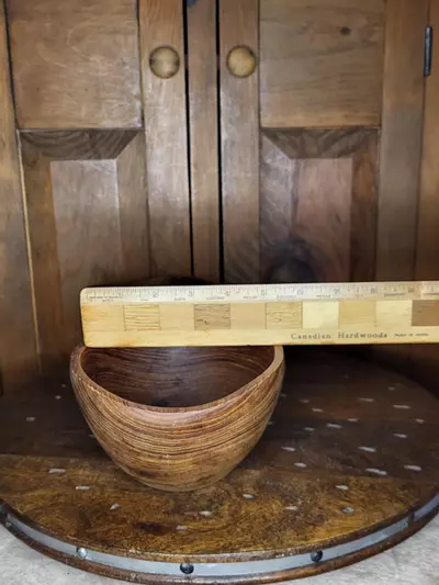 plant/Wooden Bowl Pair-3-thumbnail