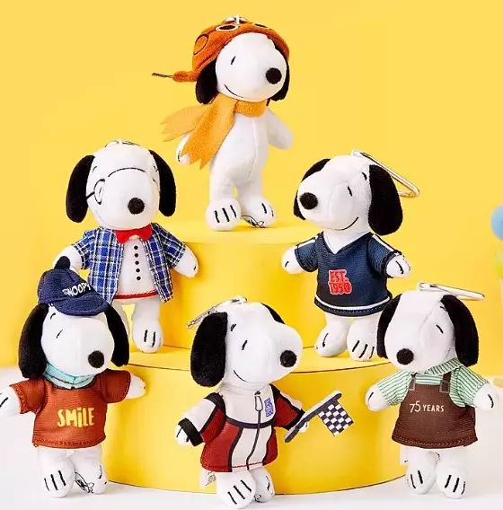 plant/Miniso - Peanuts 75th Anniversary Snoopy Plush Blind Box-0