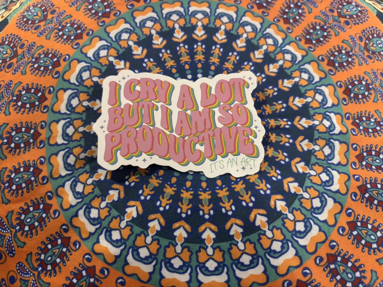 plant/I Cry a Lot Sticker-0