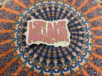 plant/I Cry a Lot Sticker-0-thumbnail