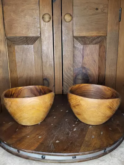 plant/Wooden Bowl Pair-1-thumbnail