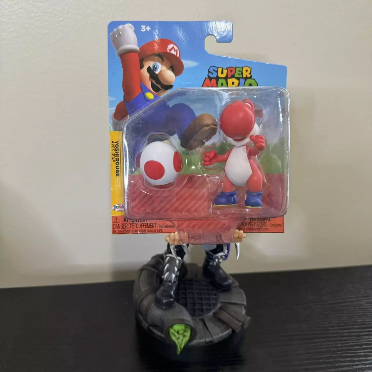 plant/Jakks Super Mario Red Yoshi Figure-0