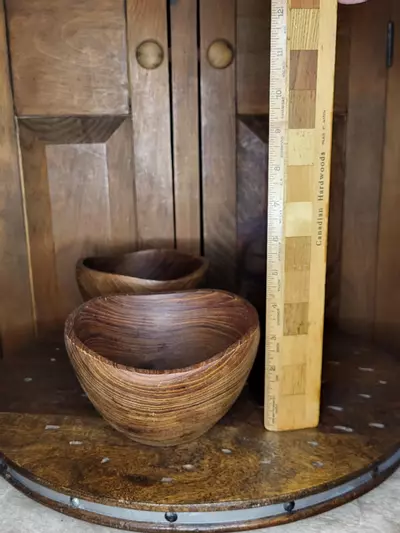 plant/Wooden Bowl Pair-2-thumbnail