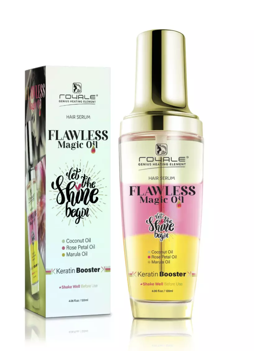 plant/Flawless Magic Oil Hair Serum | Coconut Oil, Rose Petal Oil, & Marula Oil with Keratin Booster-0