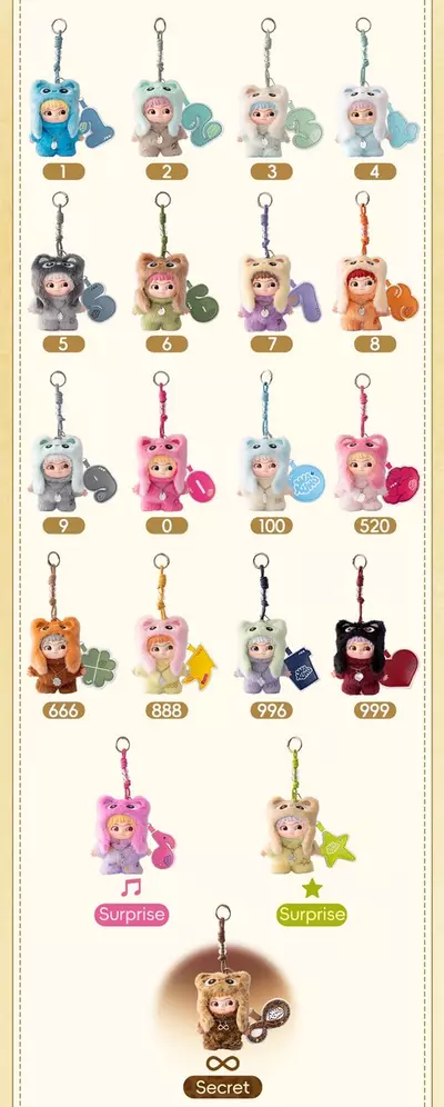 plant/Wakuku On A Roll Series Plush Pendant Blind Box-6-thumbnail