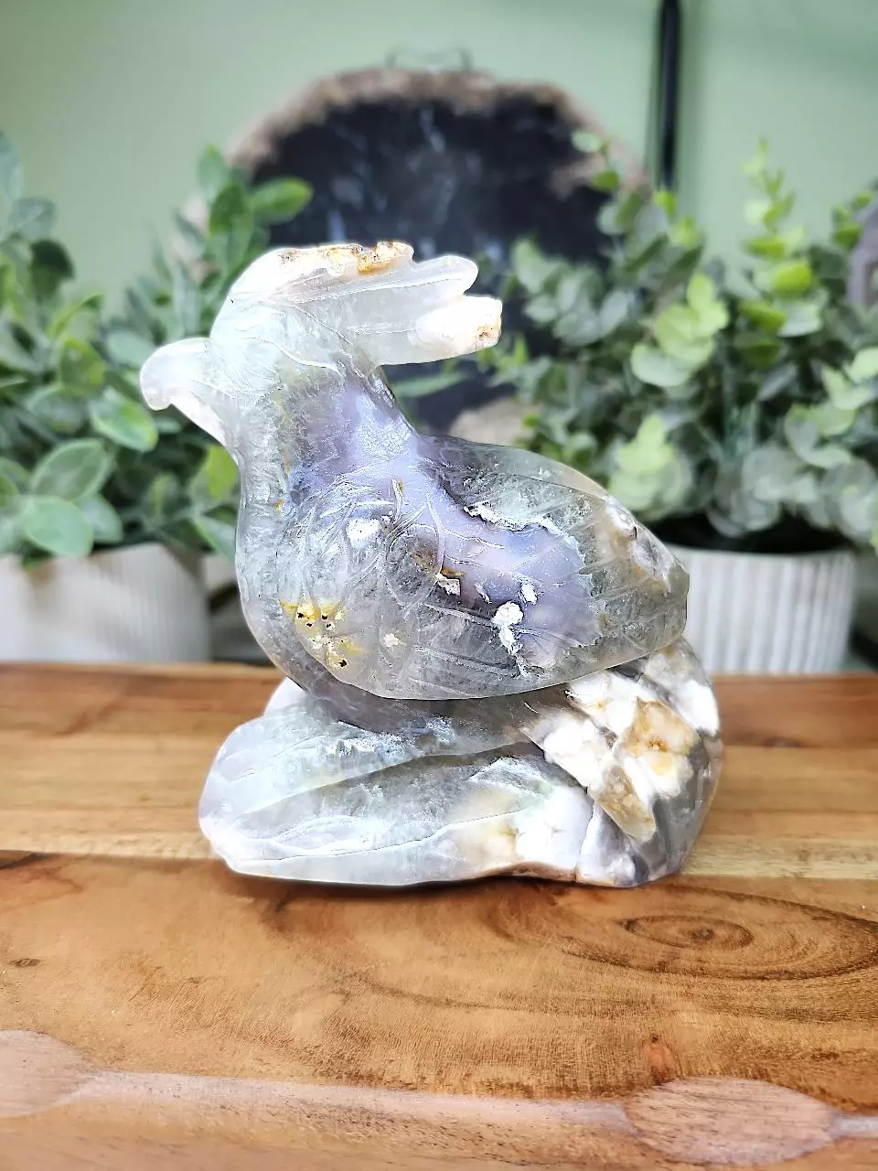 plant/Flower Agate Bird-1