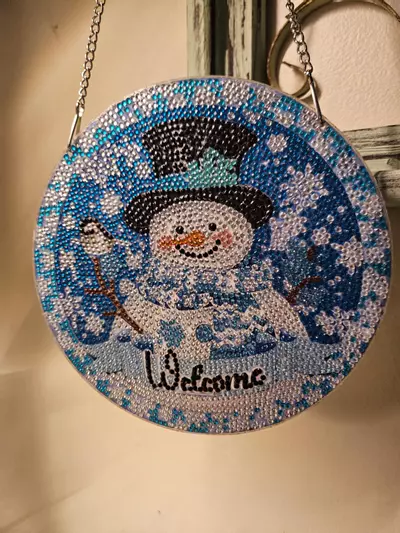 plant/Sparkly snowman hanger-2-thumbnail