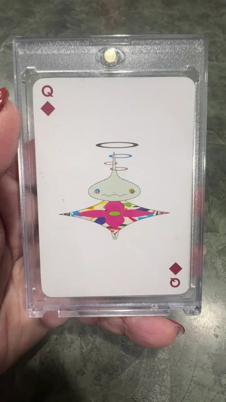 plant/Louis Vuitton Q of diamonds on black multicolor-0