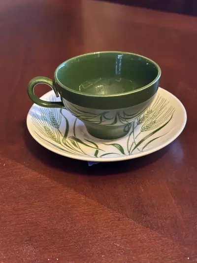 plant/Wheat Americana Cup & Saucer Set-0-thumbnail