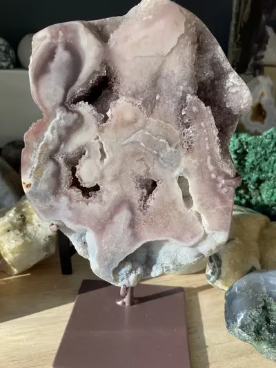 plant/Pink amethyst free form on stand-0-thumbnail