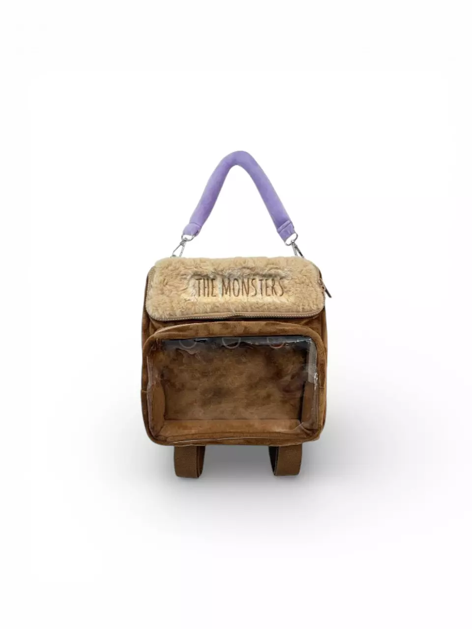 plant/Labubu The Monsters Pop Mart Fuzzy Backpack-0