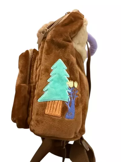 plant/Labubu The Monsters Pop Mart Fuzzy Backpack-3-thumbnail