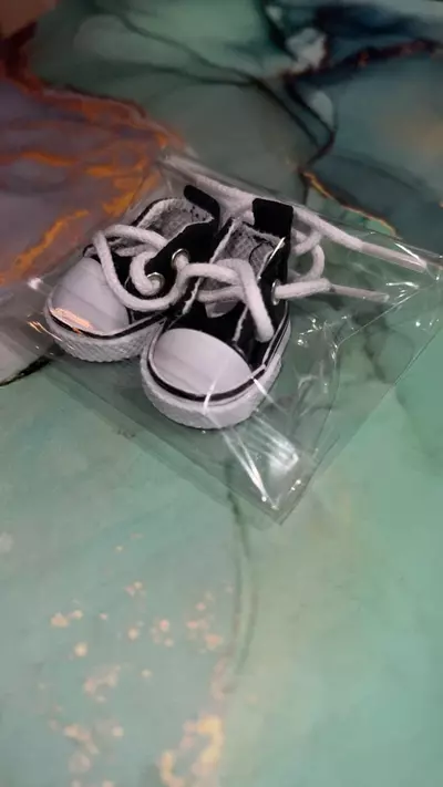 plant/Labubu Black/White Converse Shoes-0-thumbnail