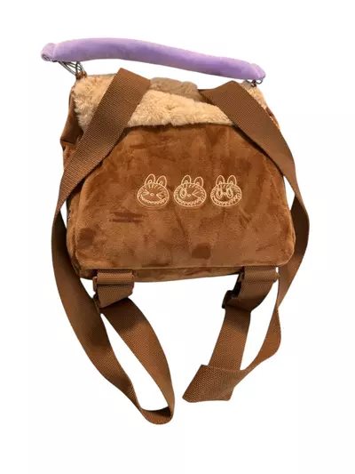 plant/Labubu The Monsters Pop Mart Fuzzy Backpack-1-thumbnail