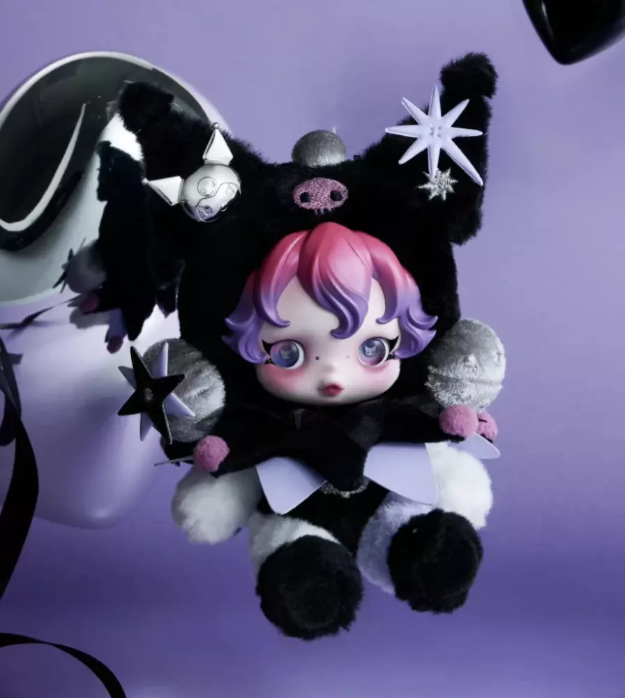 plant/Limited edtion Skullpanda X Sanrio Kuromi-0